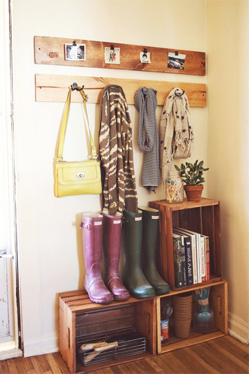 Makeshift Mudroom